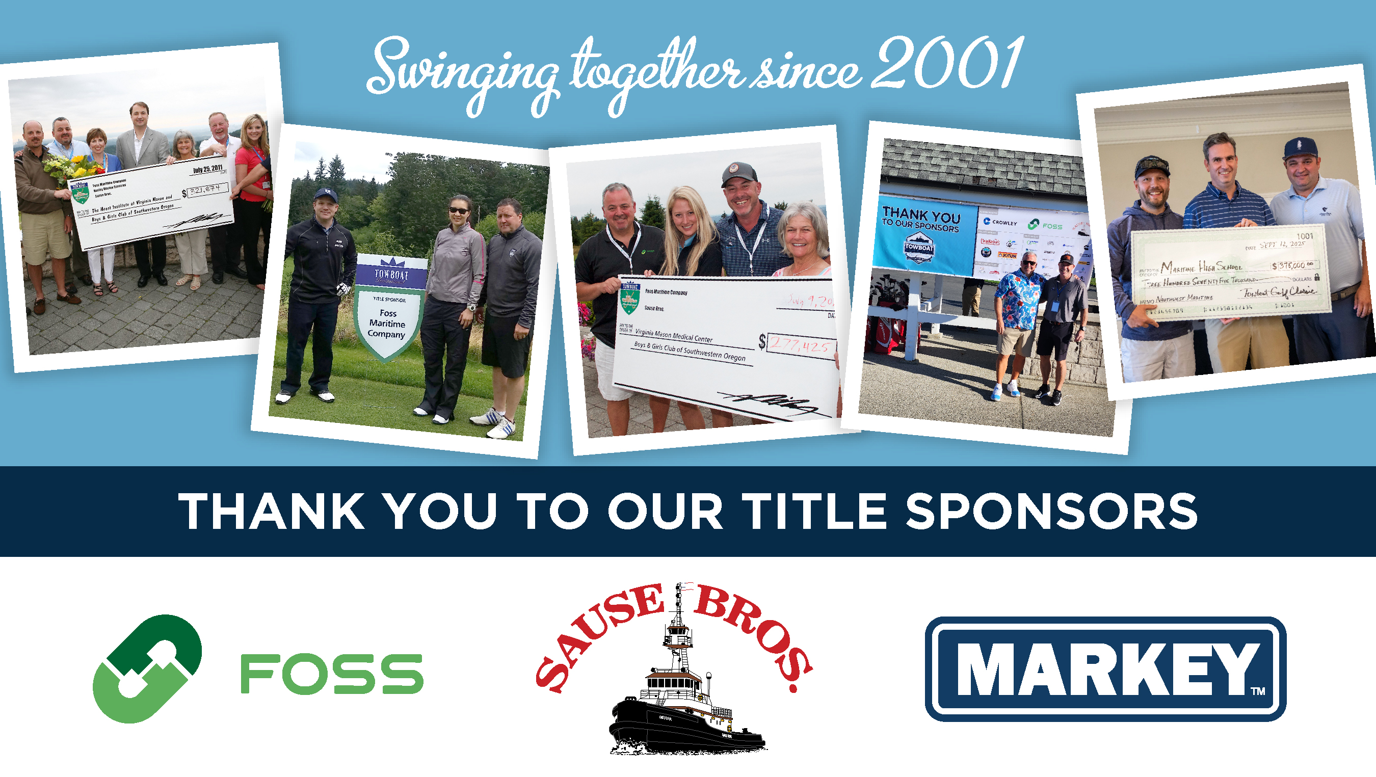 Towboat Golf Classic Title Sponsors